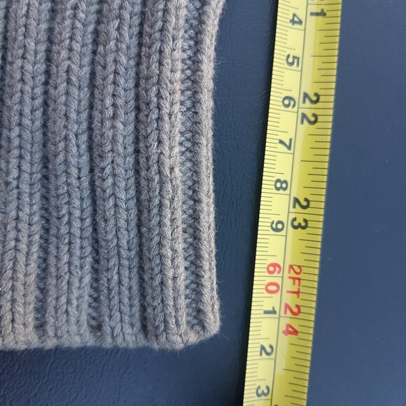 Polo Ralph Lauren SZ M Gray 100% Cotton 2 Button Shawl Collar Men's Sweater - Picture 11 of 14